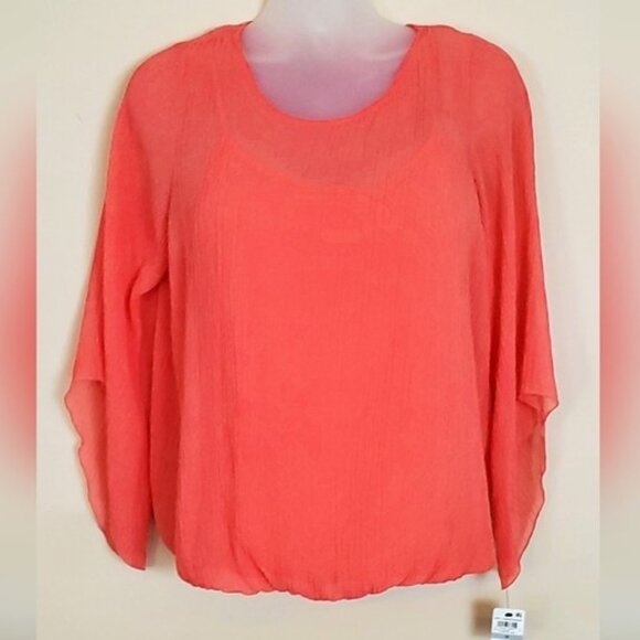 Elegant Alfani Blouse 1X NWT - Picture 2 of 8